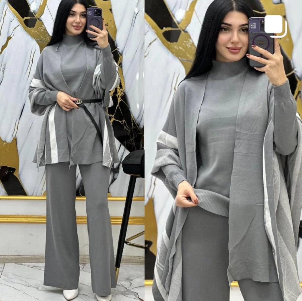 Champel Three Piece Luxury Set With Cape